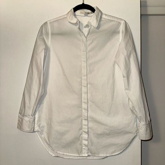 Boden Women’s Button Down Collared Blouse Shirt White Size 4R NWT - Picture 1 of 13